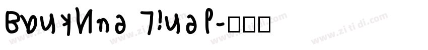 BankNue Lined字体转换